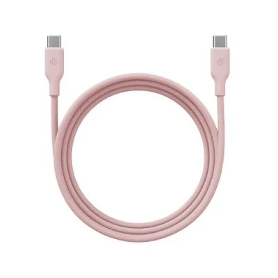 Bazic Gocharge Weave Usb-C To Usb-C 480Mbps 60W Cable 1.5M - Pink